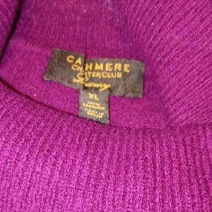 Charter Club Cashmere Sweater in Deep Purple